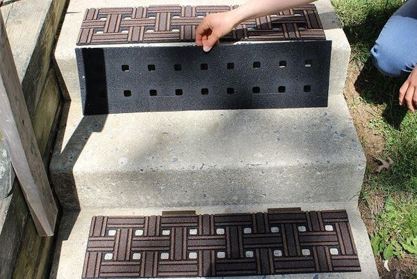 Fix Slippery Outdoor Stairs with No-slip Mats – No-slip Strip