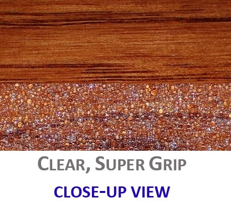 CLEAR TRANSPARENT GRIT, SUPER GRIP 4 TRACTION, INDOOR
