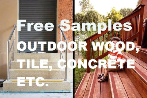 Free Samples: No-slip Tapes, Outdoor Stairs
