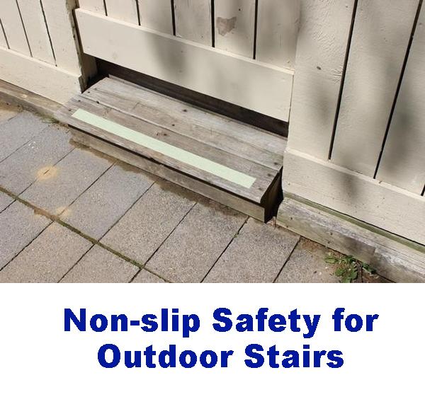 No-slip Tapes, Outdoor Stairs - No-slip Strip