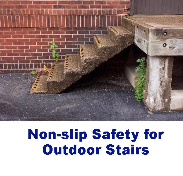 No-slip Tapes, Outdoor Stairs - No-slip Strip